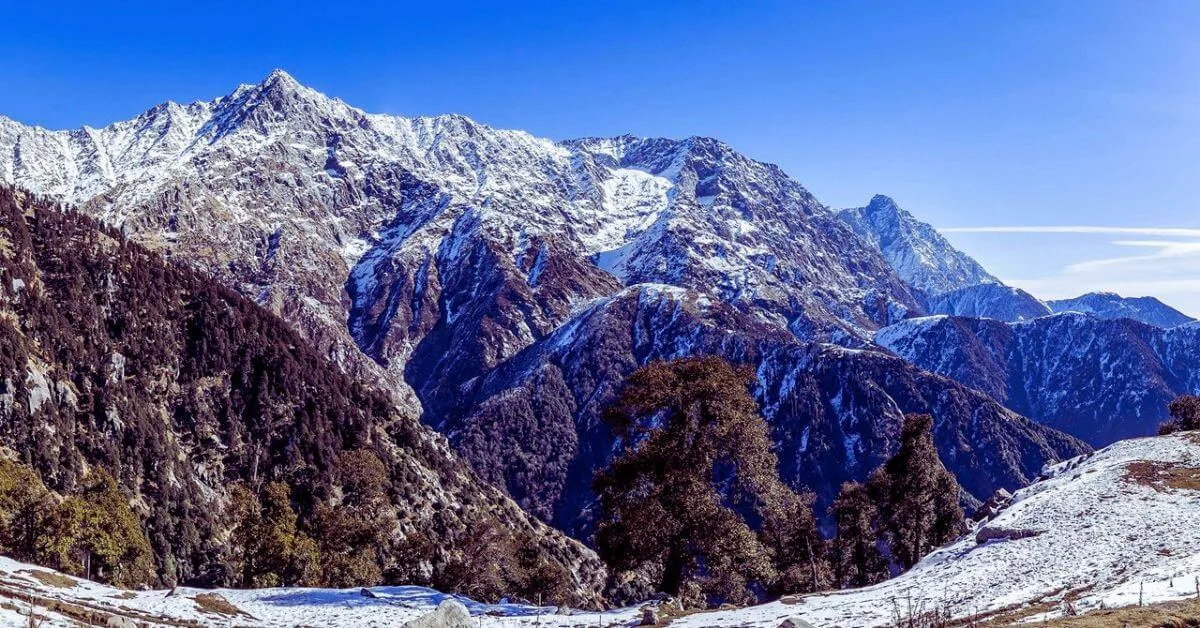 Paisaje de montaña en Dharamshala