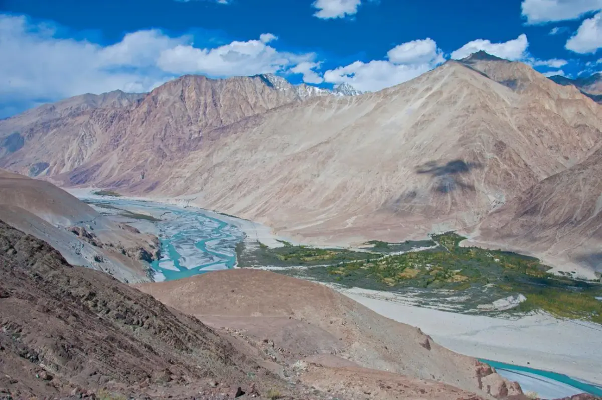 Valle glaciar camino a Ladakh